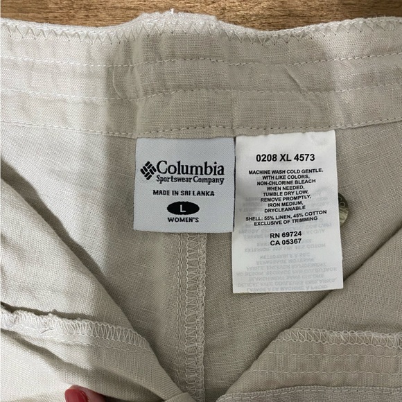 Columbia Gray Linen Blend Shorts - Picture 6 of 6